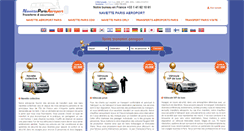 Desktop Screenshot of navette-paris-aeroport.com